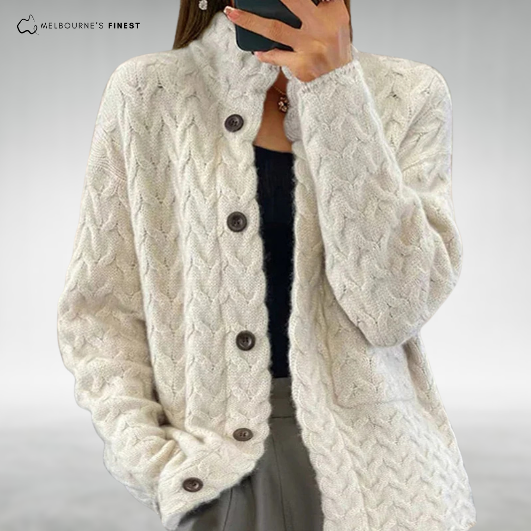 Metal Button Soft Cardigan main image 1