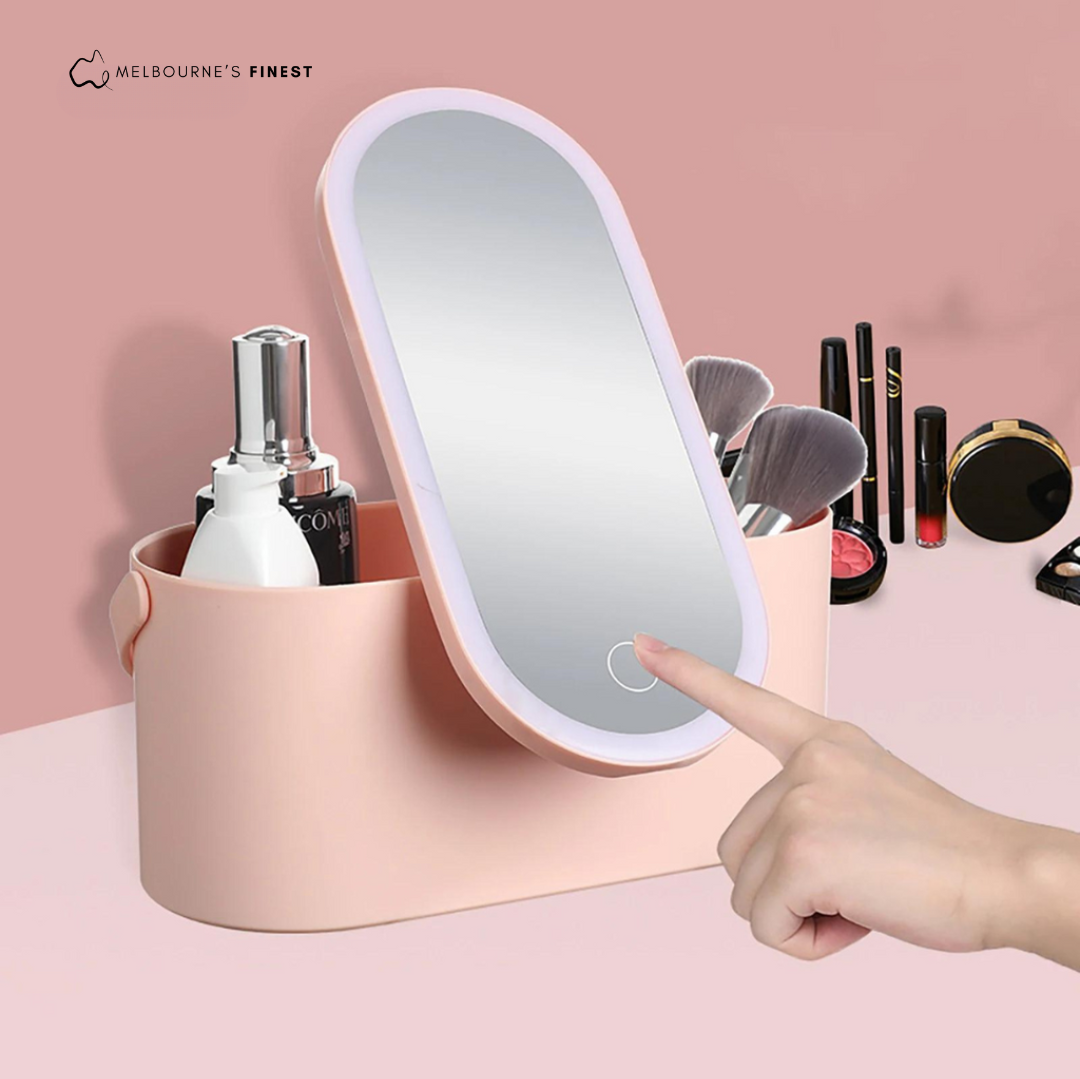 Vanessa Makeup Box with LED Mirror – Melbourne's Finest