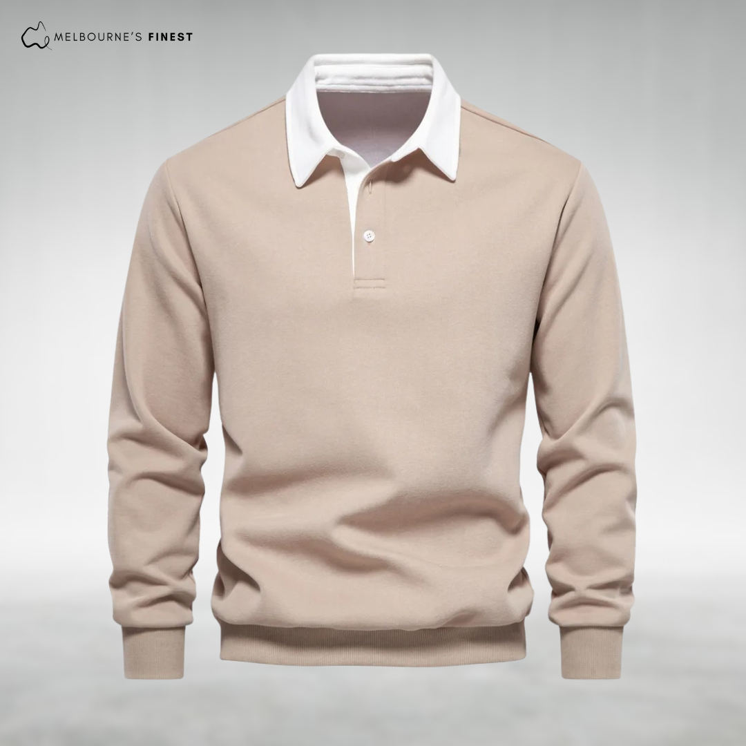 Nathan™ Classic Men's Long Sleeve Polo
