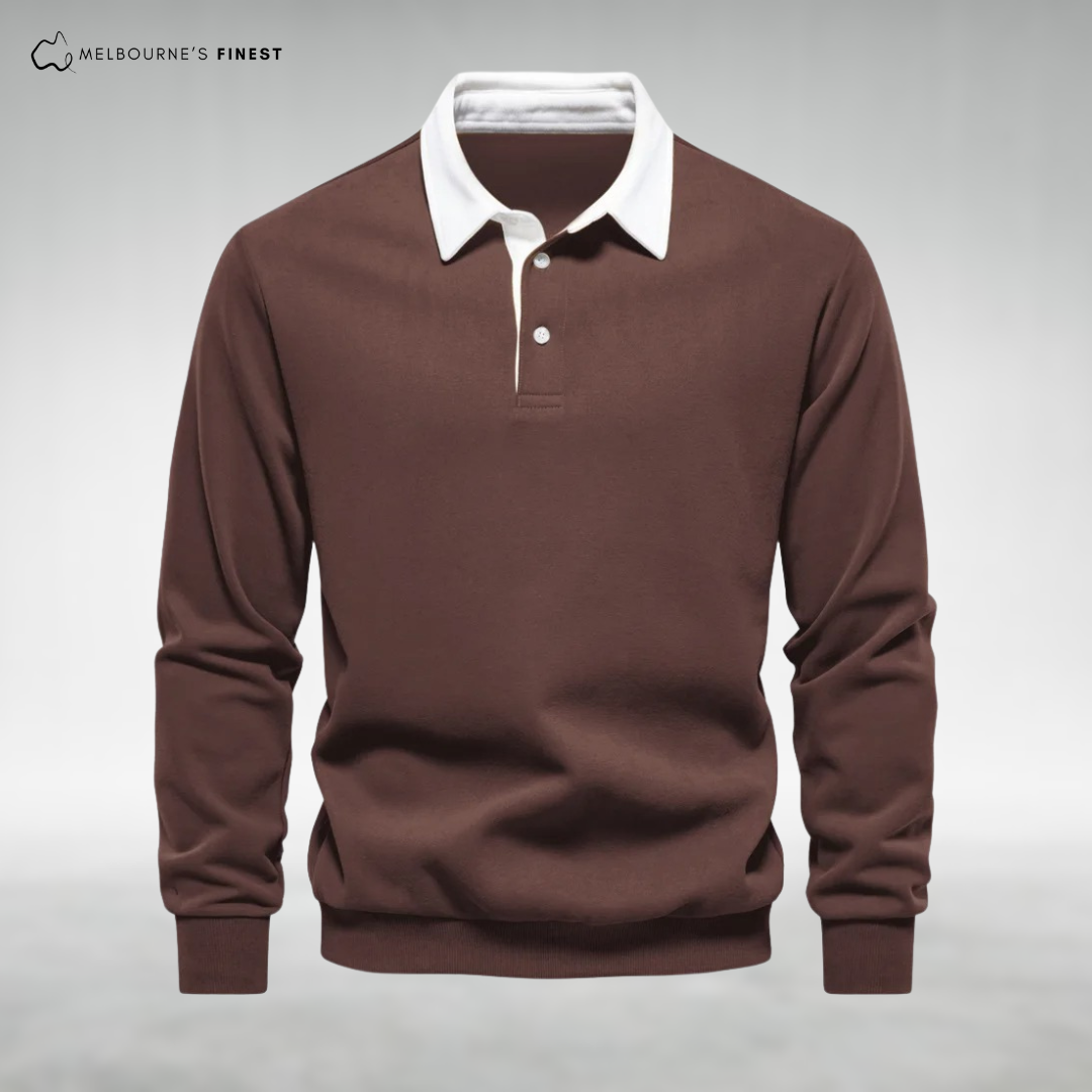 Nathan™ Classic Men's Long Sleeve Polo