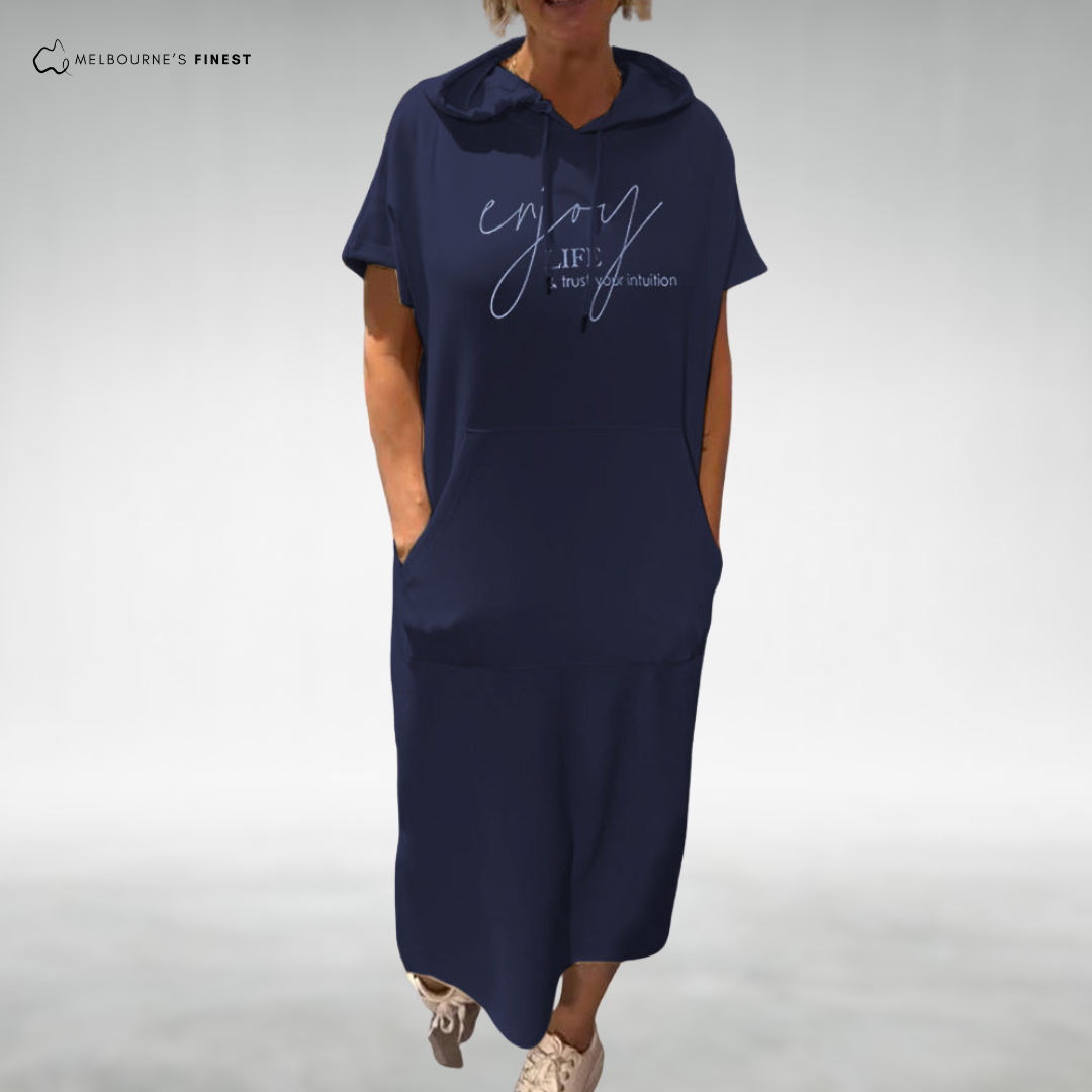 Ruby™ Comfortable Hoodie Dress