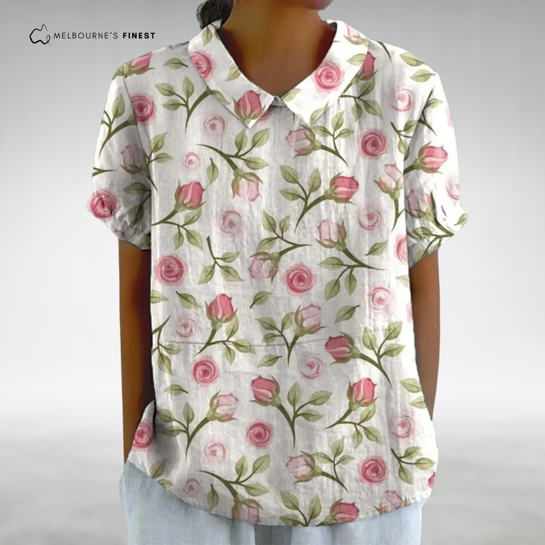 Dana™ Vintage Floral Blouse