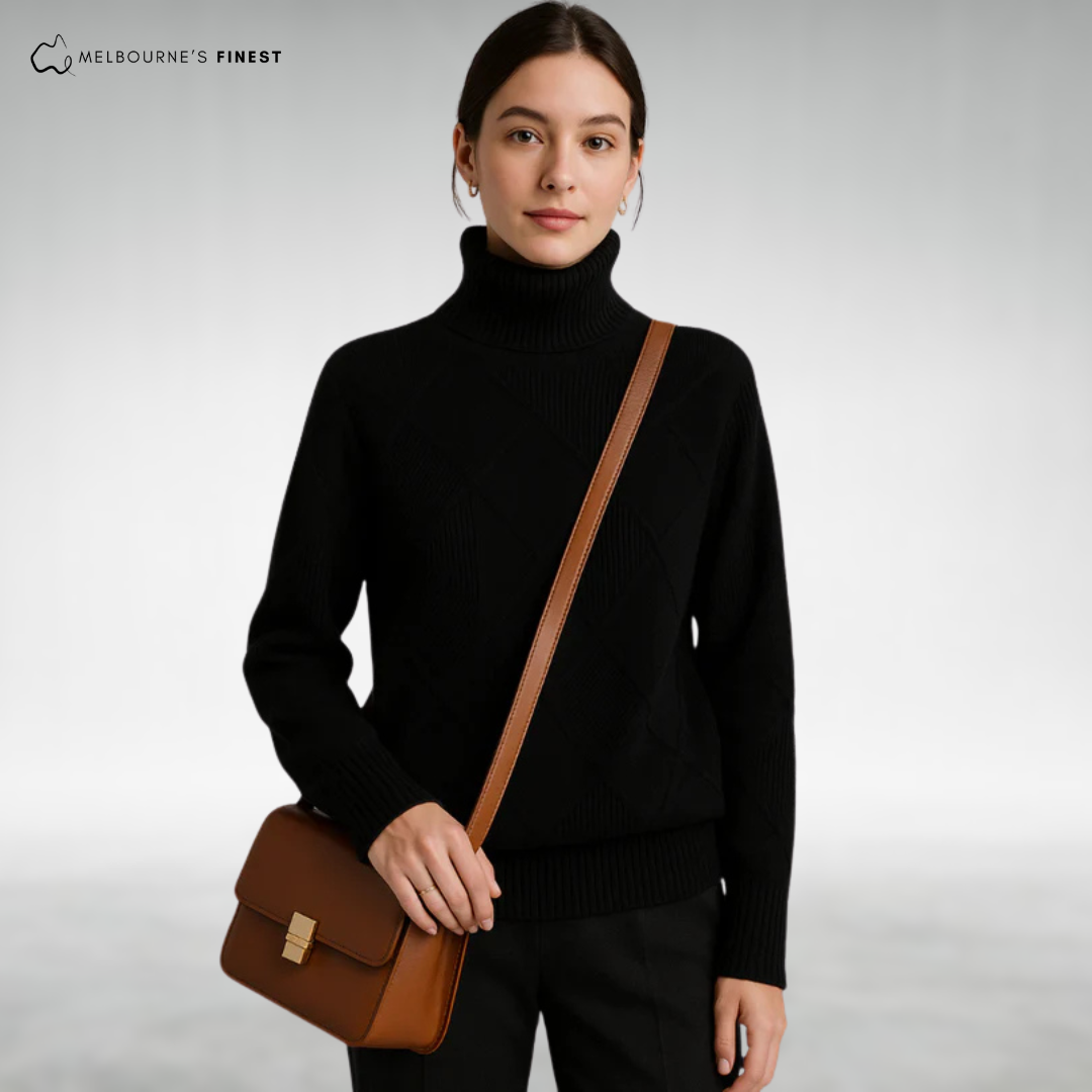 Sienna™ Elegant Knit Turtleneck