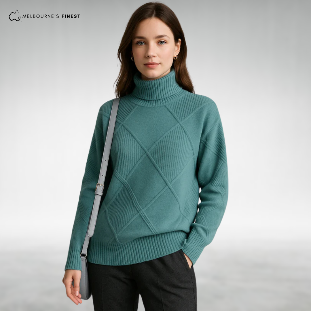 Sienna™ Elegant Knit Turtleneck