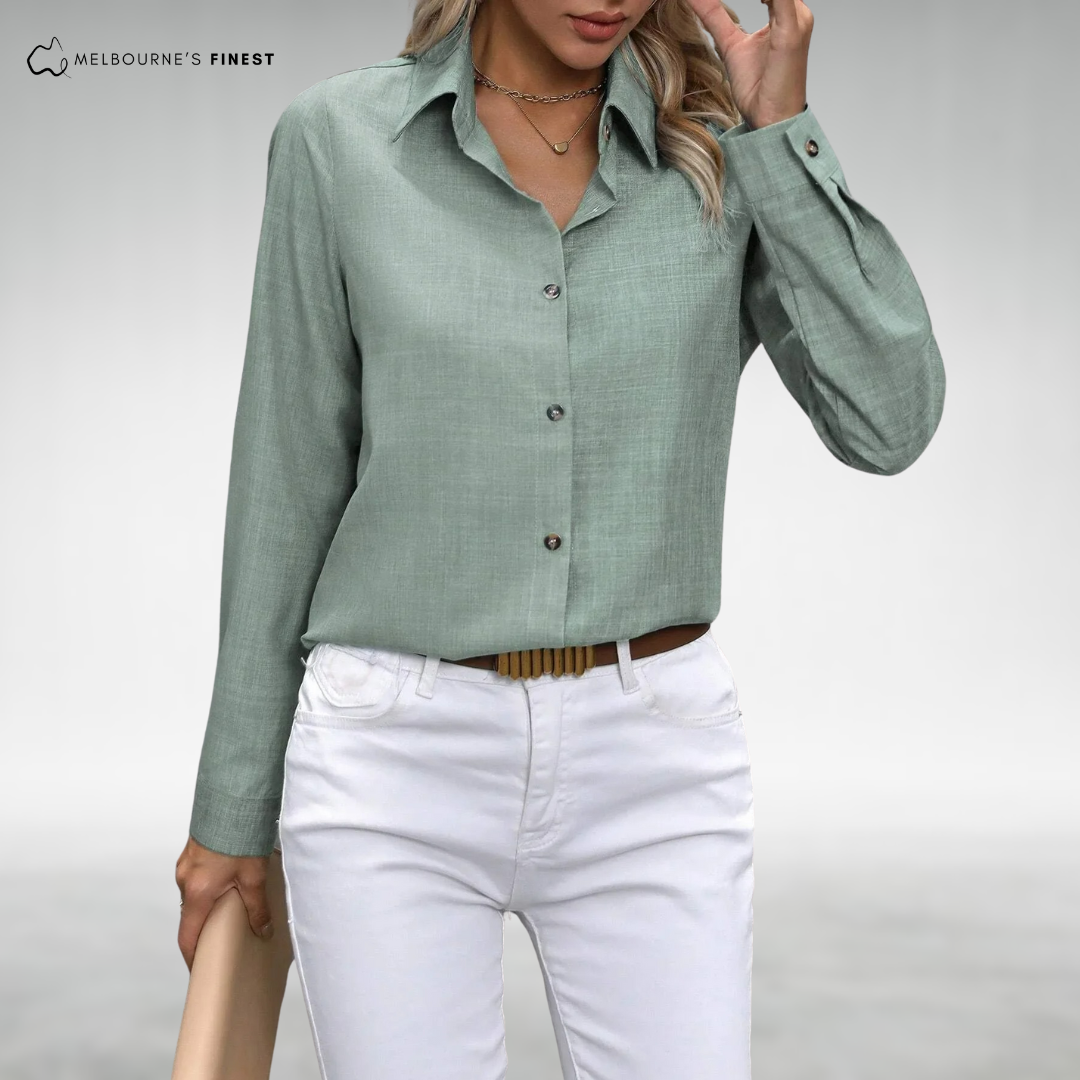 Sienna™ Elegant Button-Up Blouse