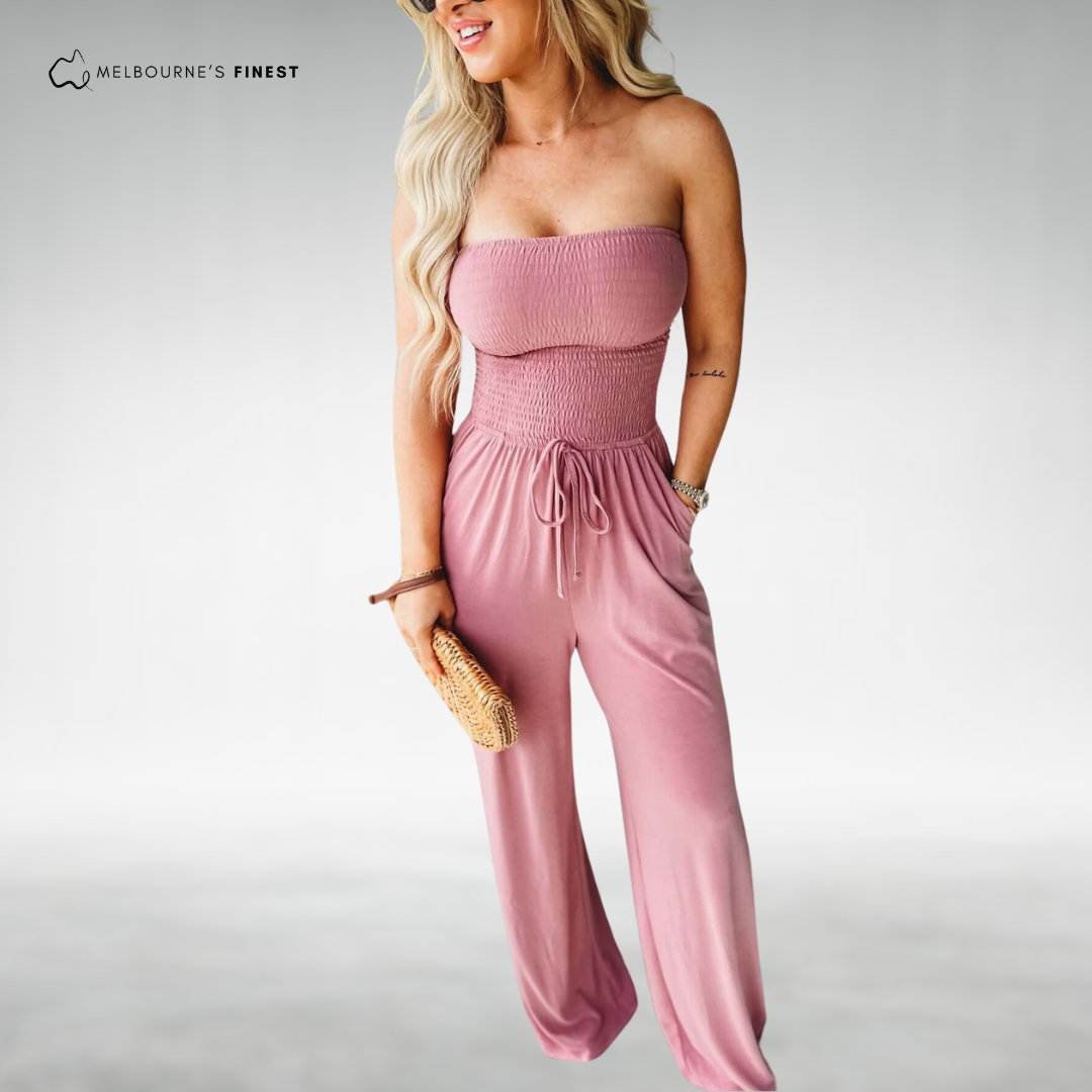 Bertie™ Boho Chic Strapless Jumpsuit