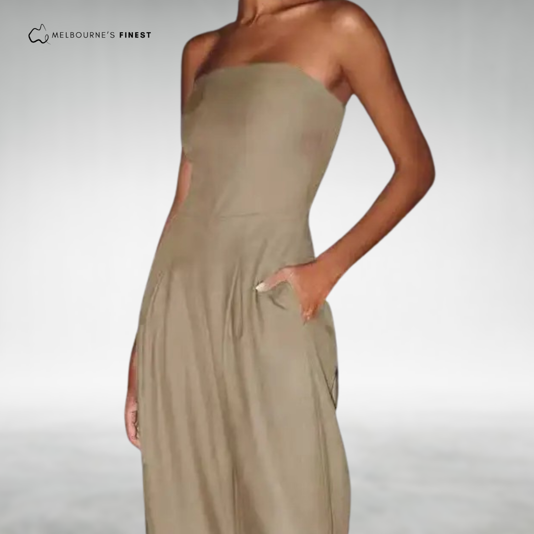 Cecelia™ Strapless Wide-Leg Jumpsuit