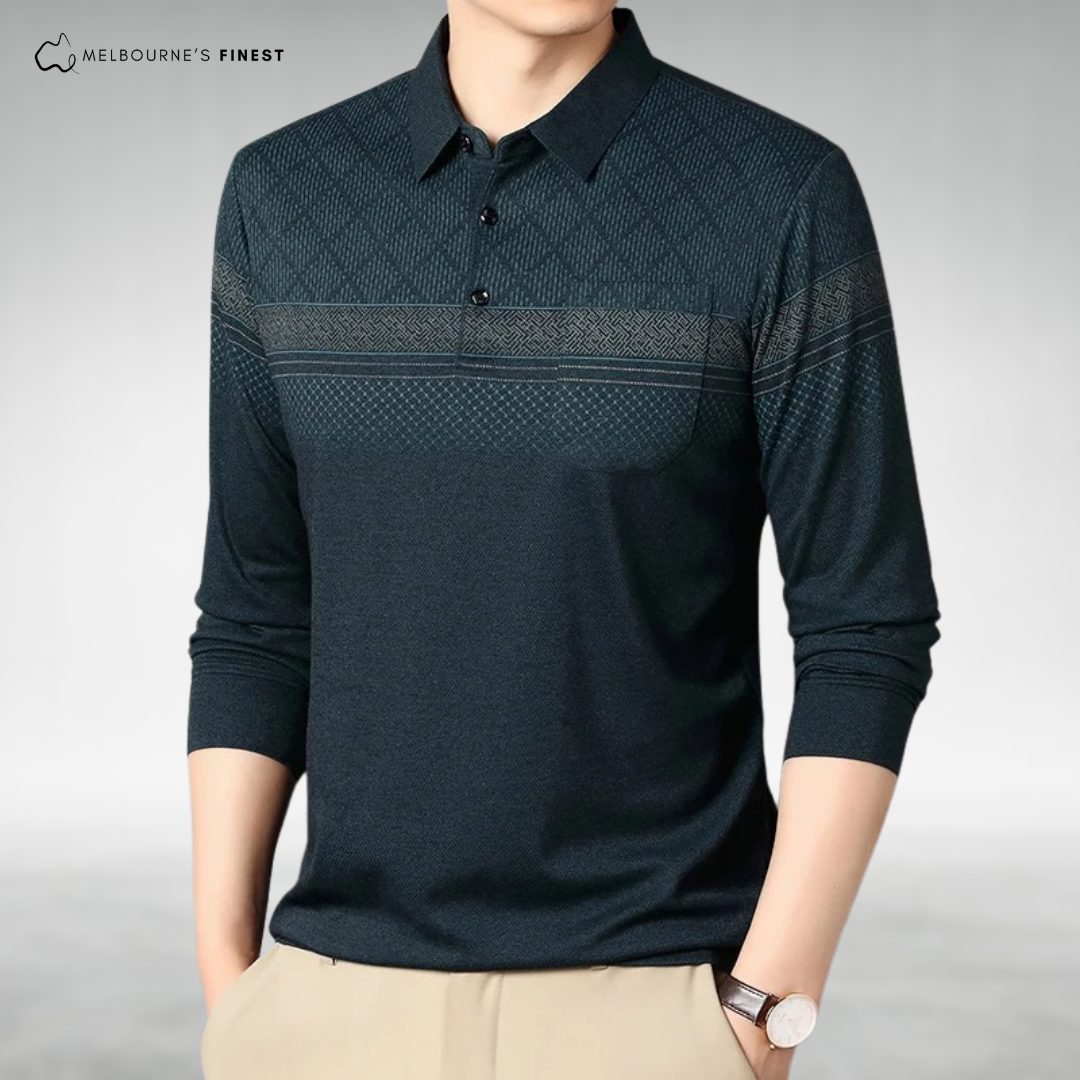 Nigel™ Classic Long-Sleeve Polo