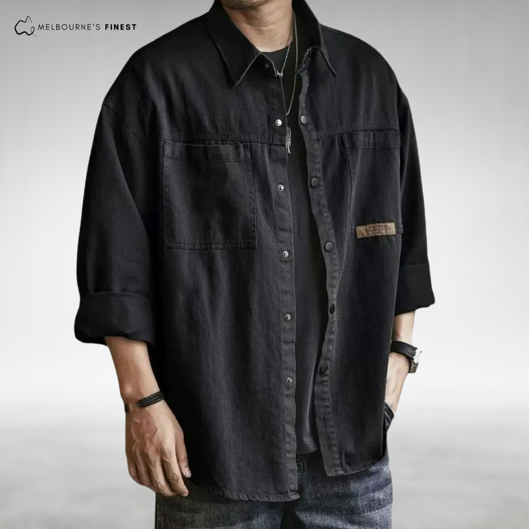 Mason™ Vintage Button-Up Shirt