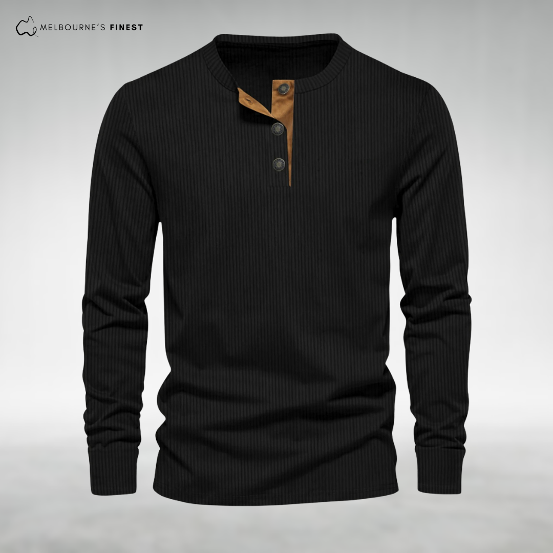 Ethan™ Men's Classic Henley Shirt