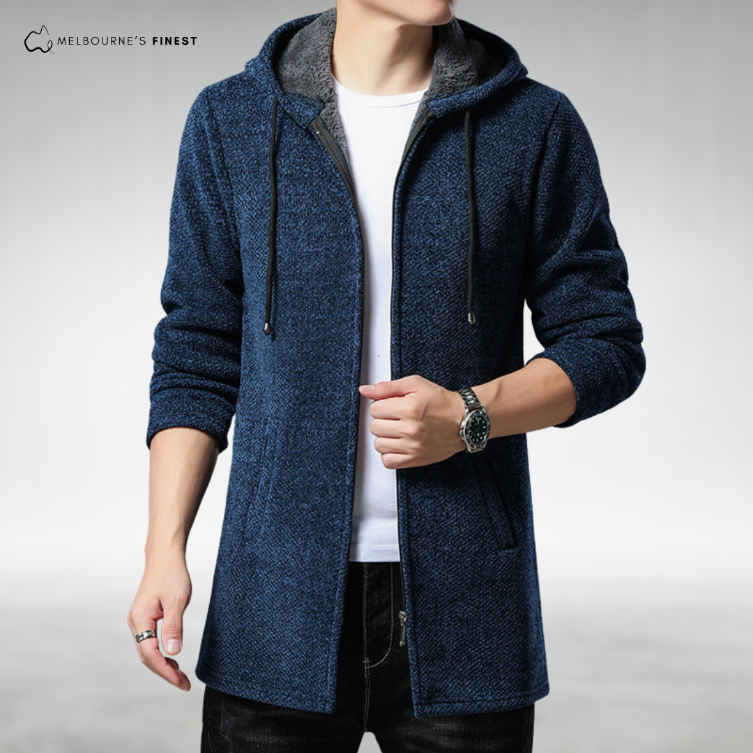 Greg™ Men's Hooded Knit Cardigan