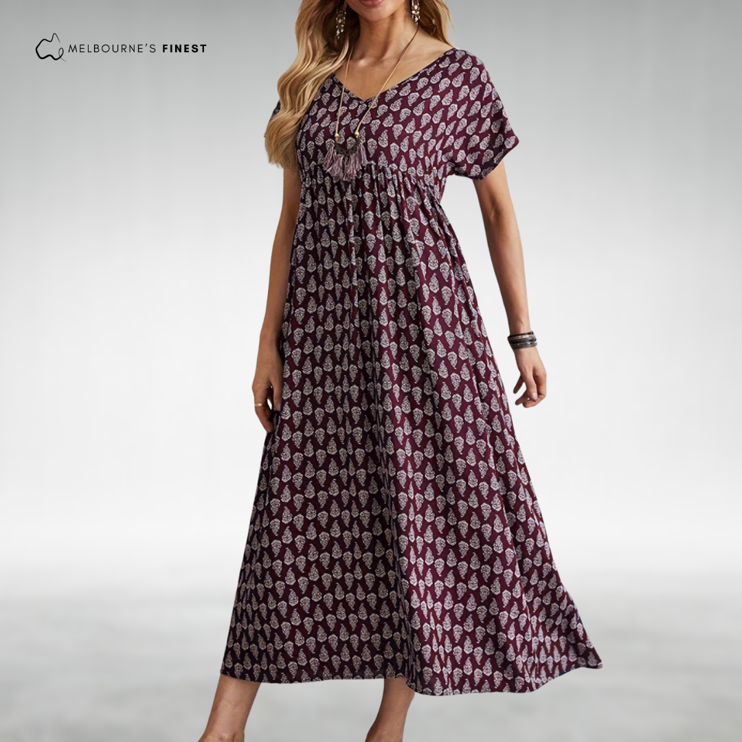 Maritza™ Boho Floral Maxi Dress