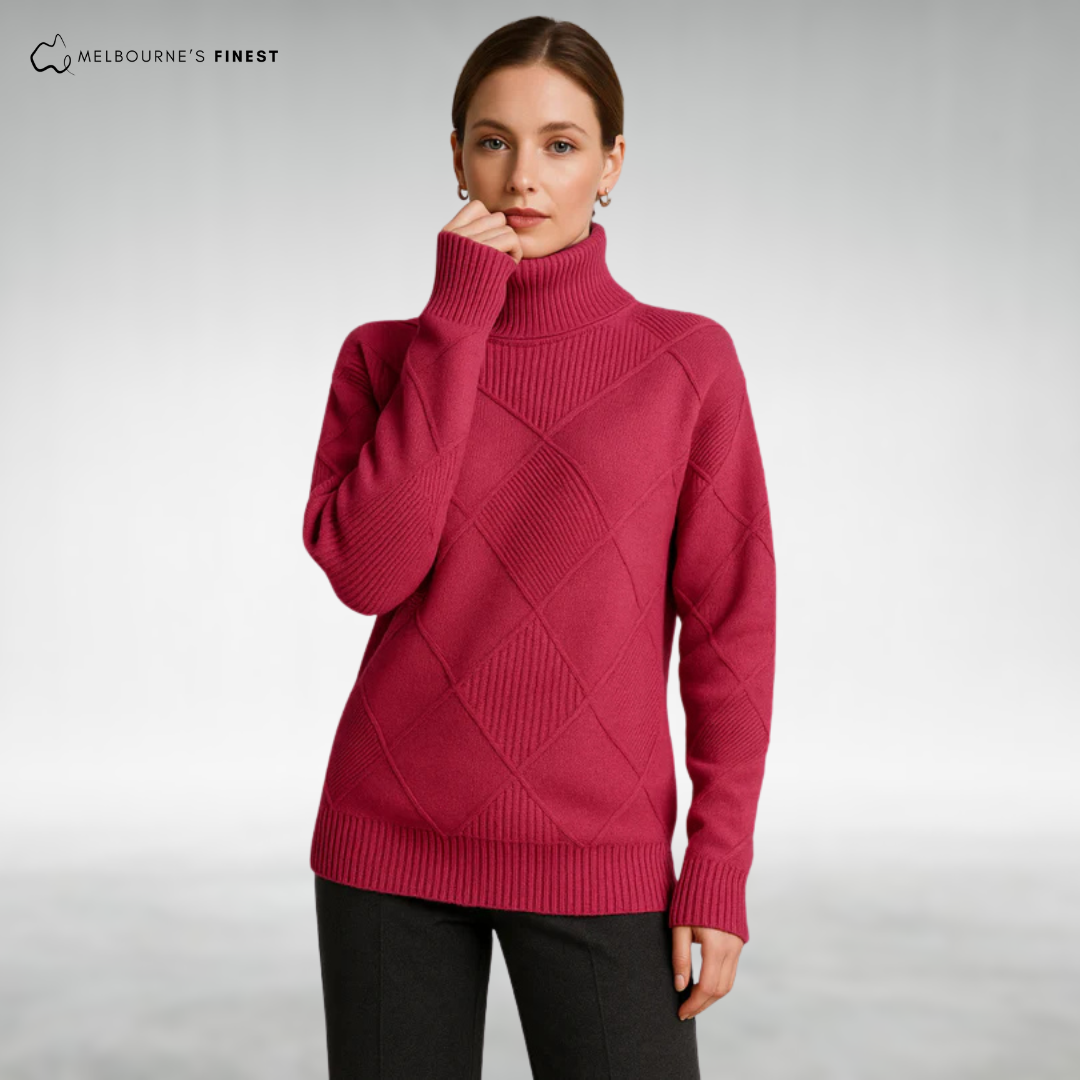 Sienna™ Elegant Knit Turtleneck