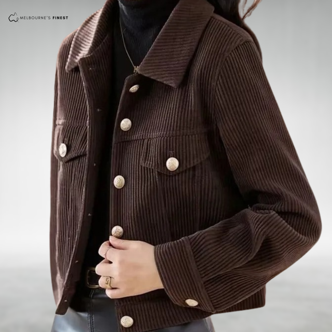 Evelyn™ Elegant Corduroy Jacket