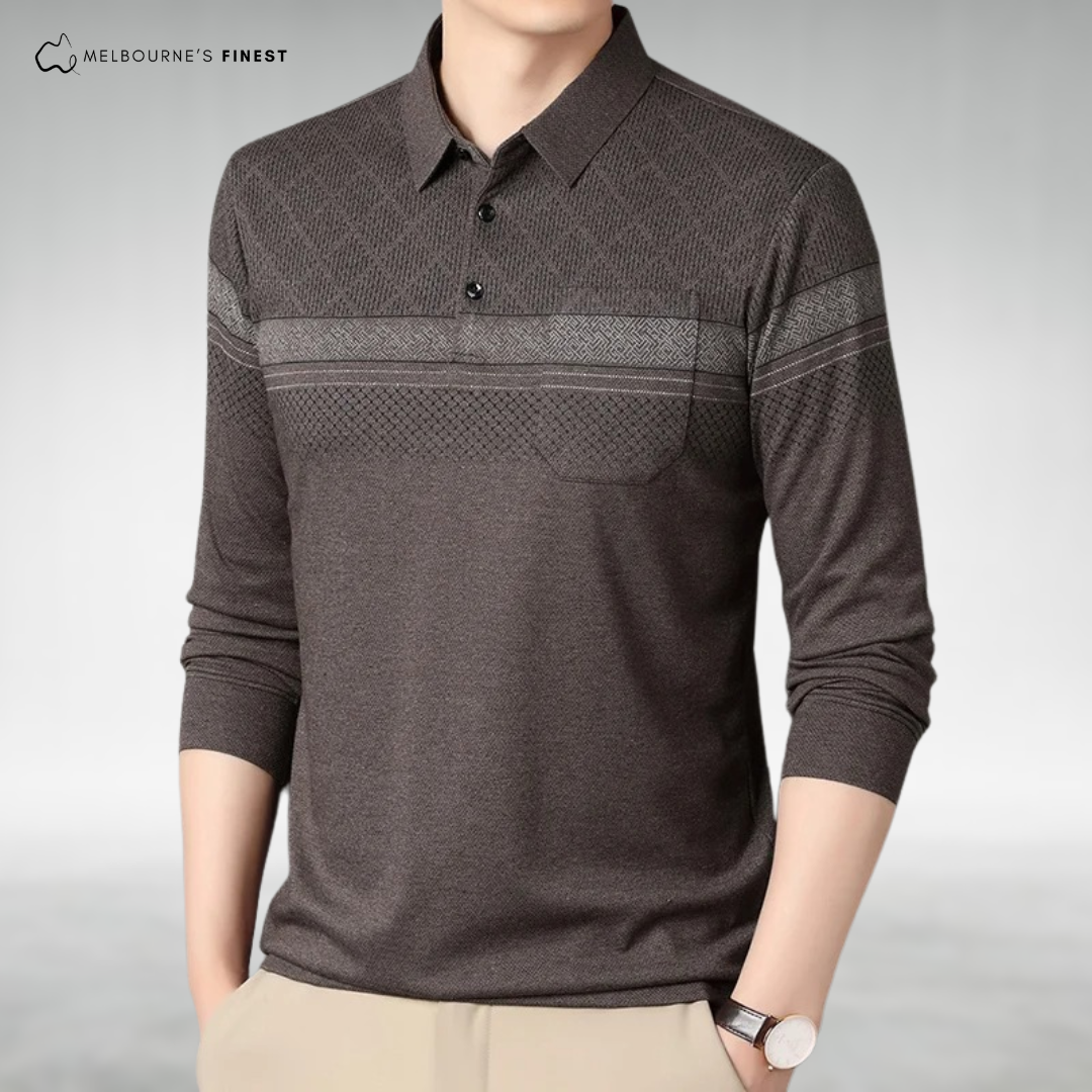 Nigel™ Classic Long-Sleeve Polo
