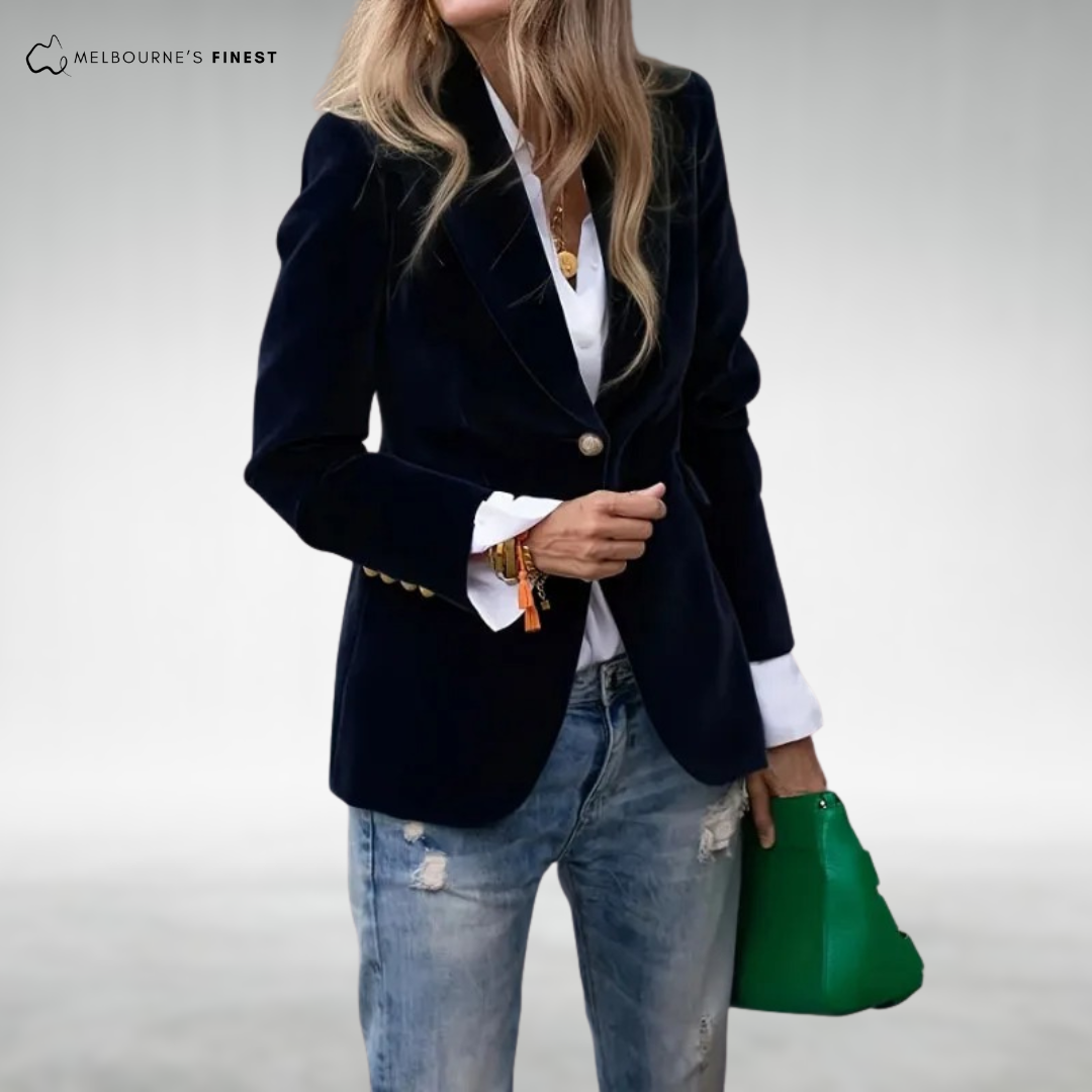 Victoria™ Elegant Velvet Blazer