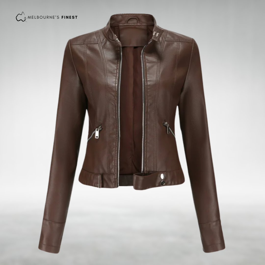 Lacey™ Elegant Leather Jacket