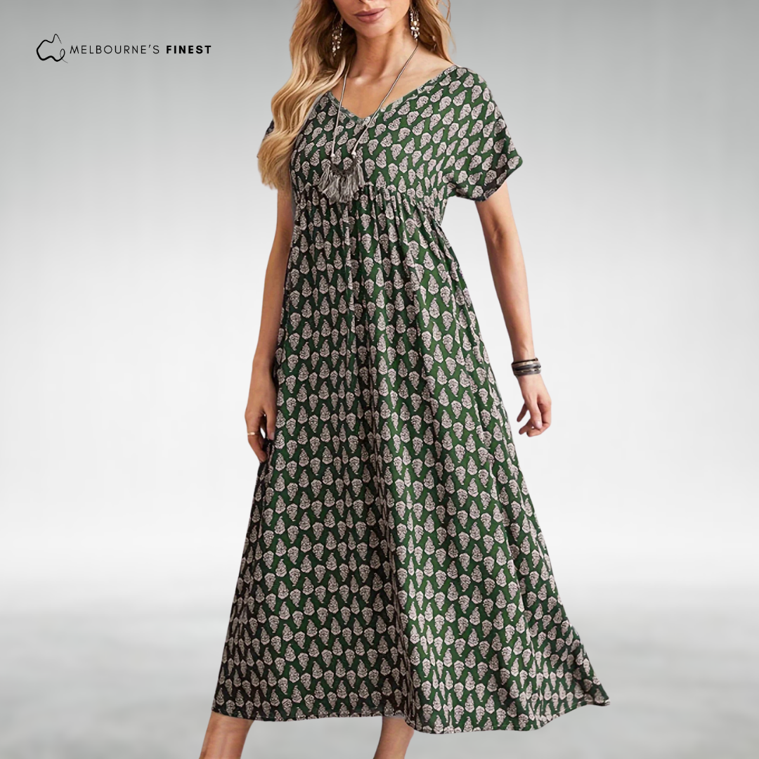 Maritza™ Boho Floral Maxi Dress