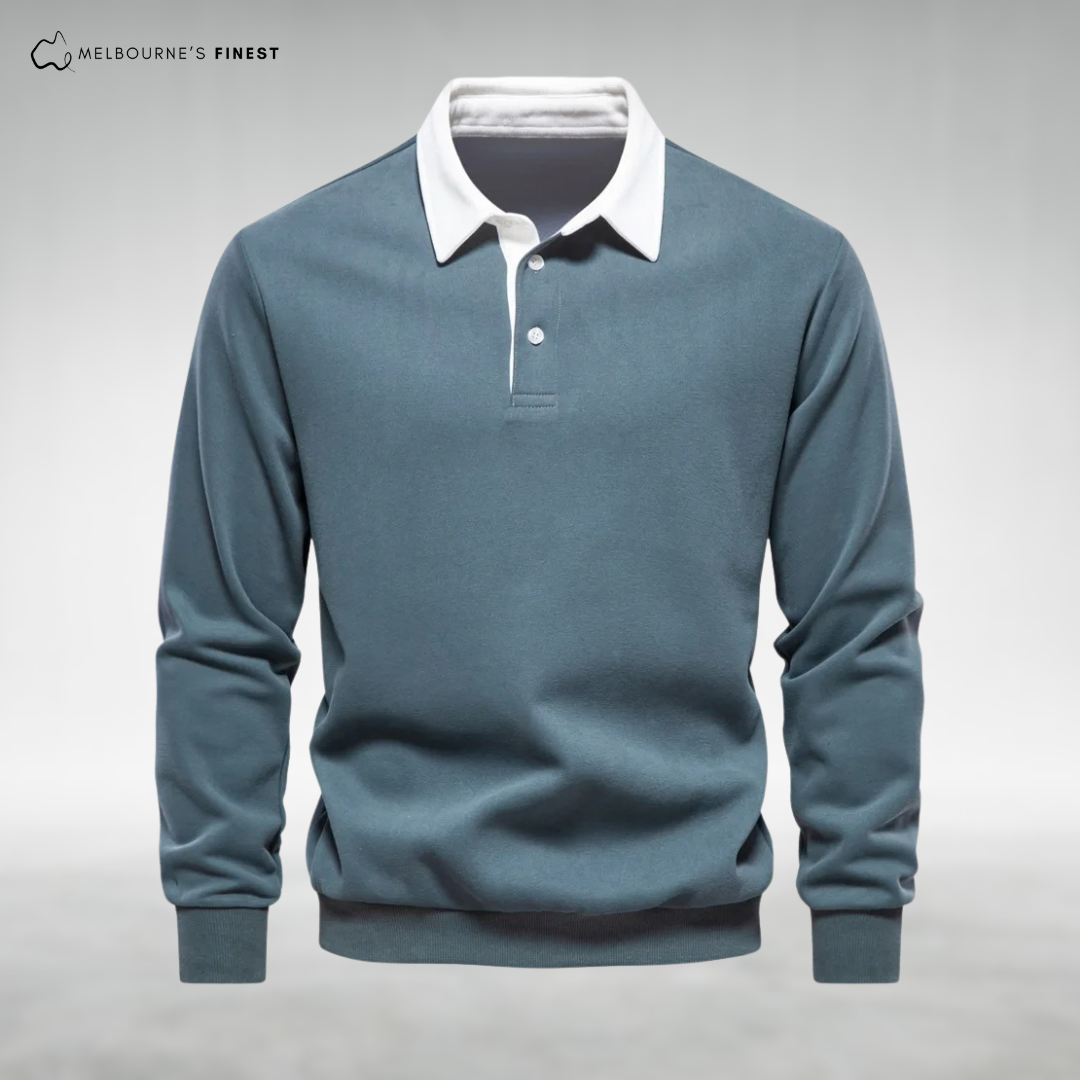 Nathan™ Classic Men's Long Sleeve Polo