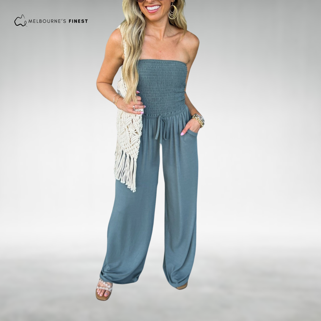 Bertie™ Boho Chic Strapless Jumpsuit