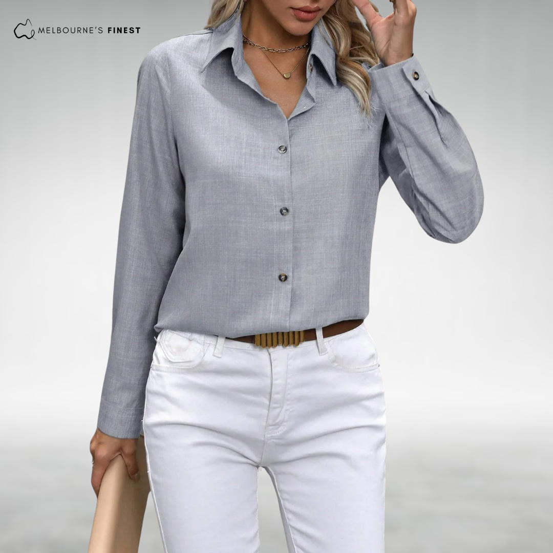 Sienna™ Elegant Button-Up Blouse