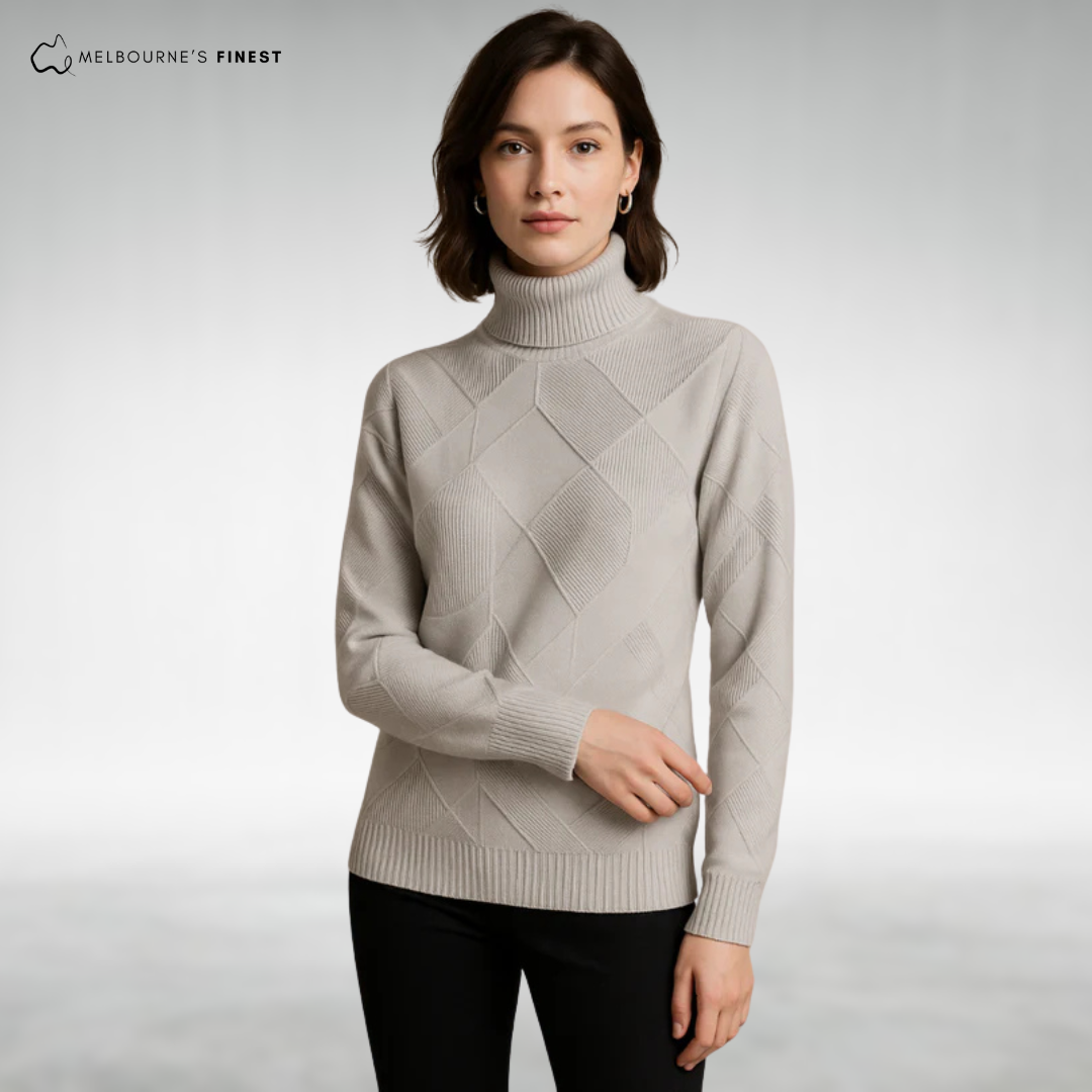 Sienna™ Elegant Knit Turtleneck