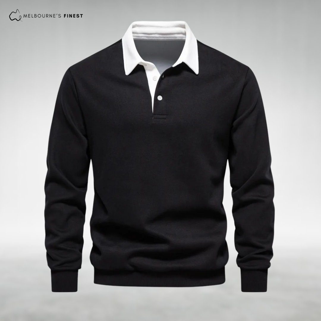 Nathan™ Classic Men's Long Sleeve Polo