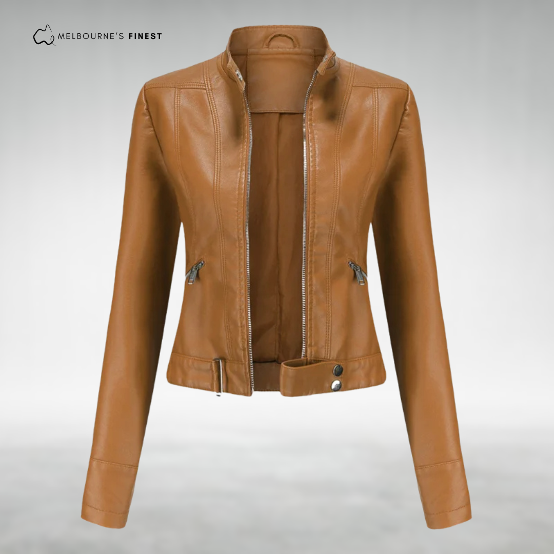 Lacey™ Elegant Leather Jacket