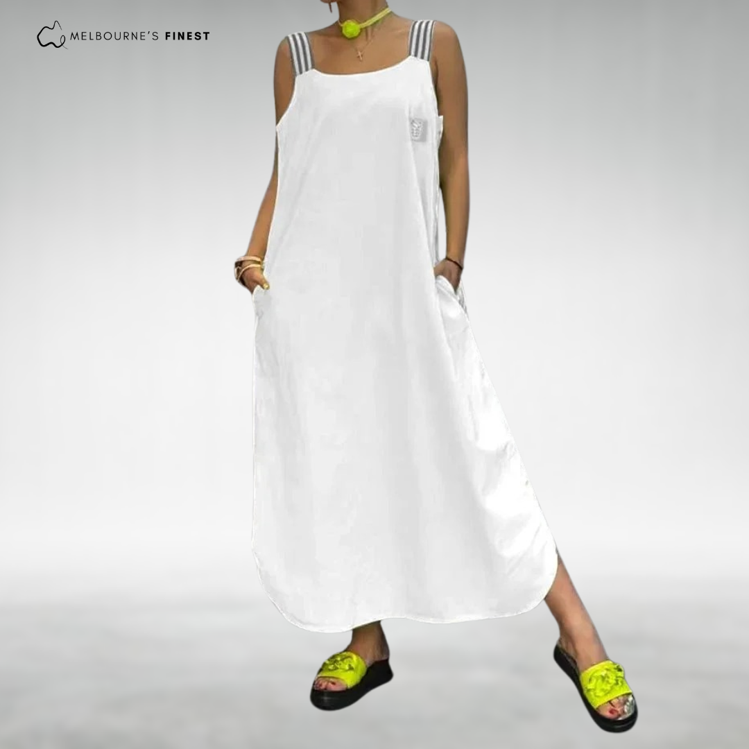 Rosetta™ Elegant Sleeveless Maxi Dress