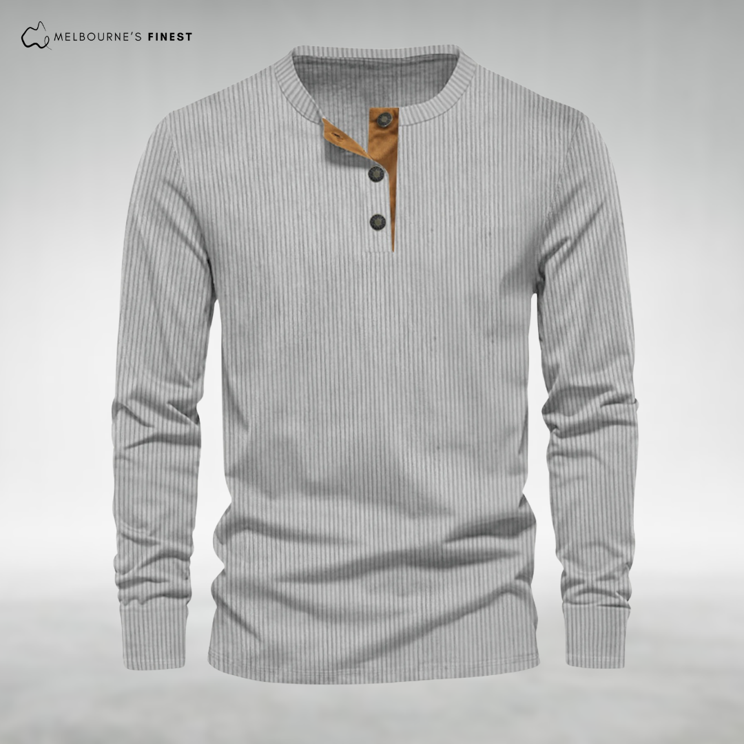 Ethan™ Men's Classic Henley Shirt