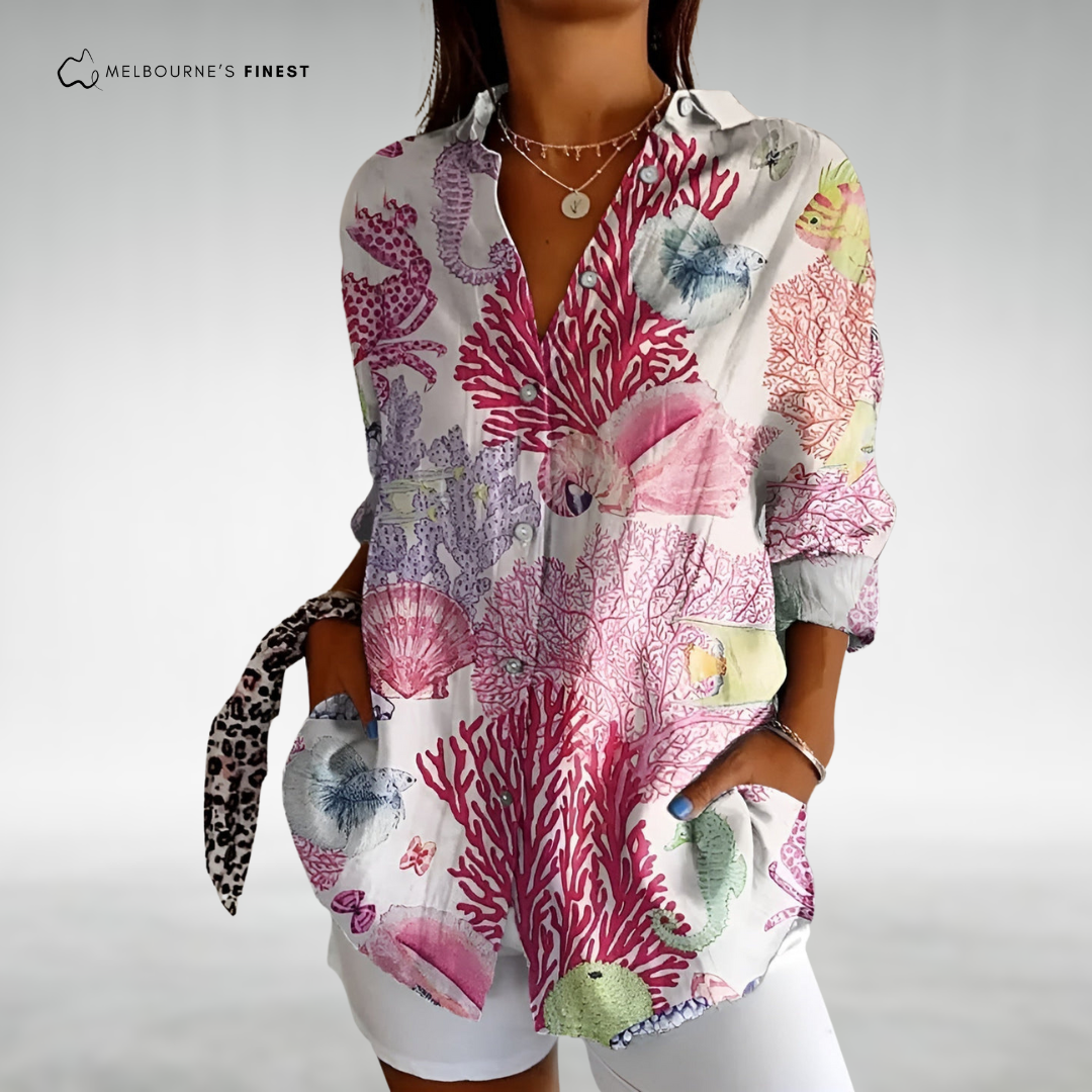 Glenna™ Stylish Women's Blouse