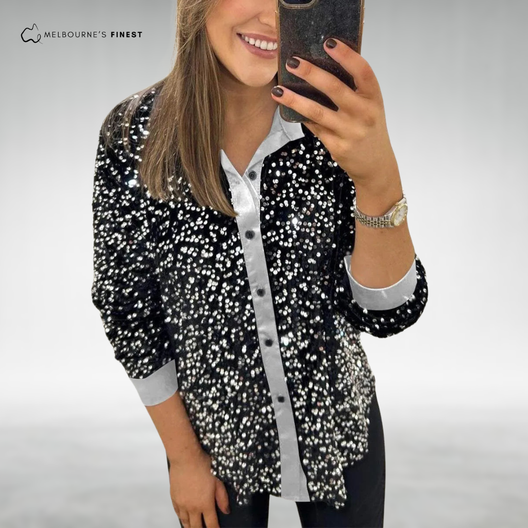 Zelma™ Women's Elegant Sparkle Blouse