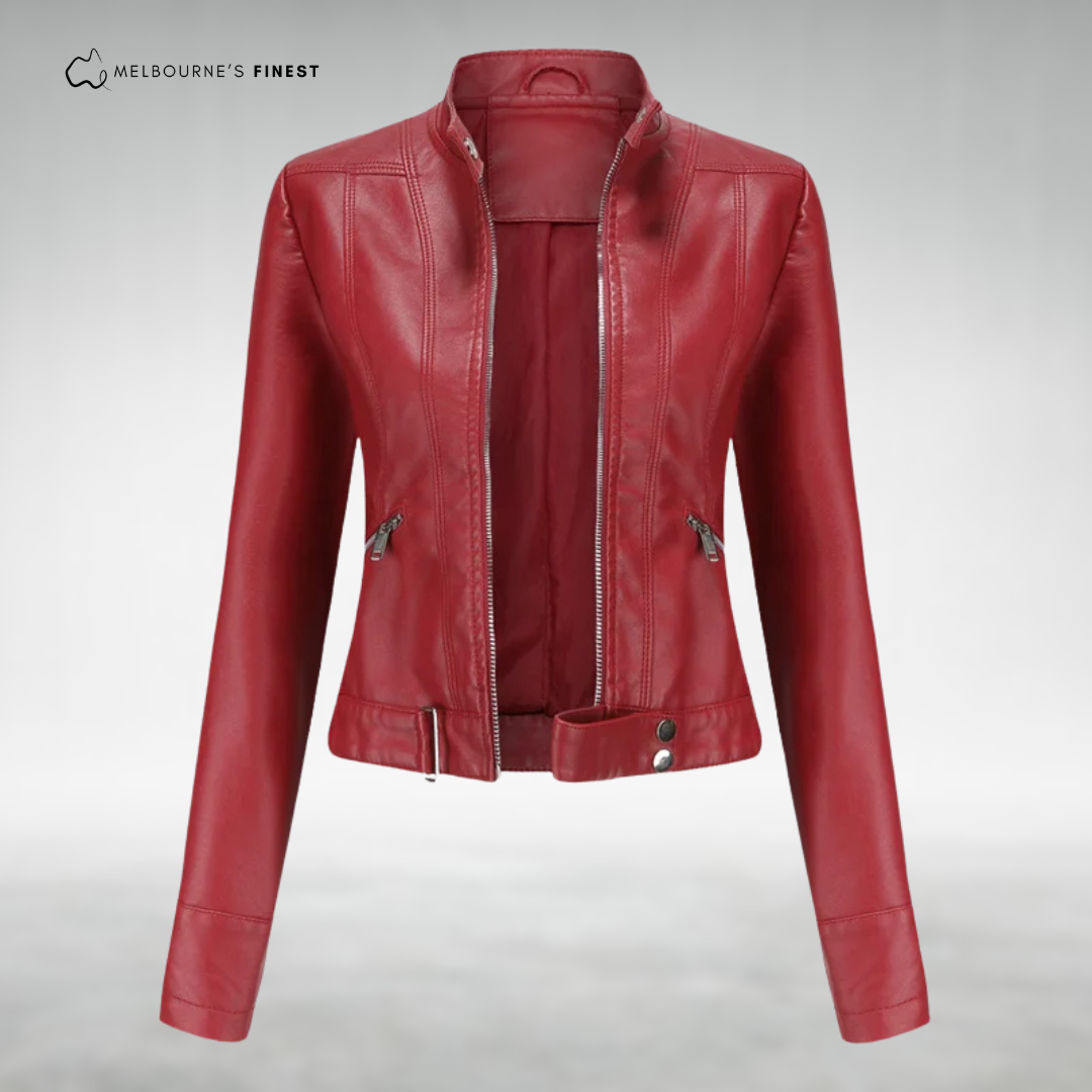 Lacey™ Elegant Leather Jacket