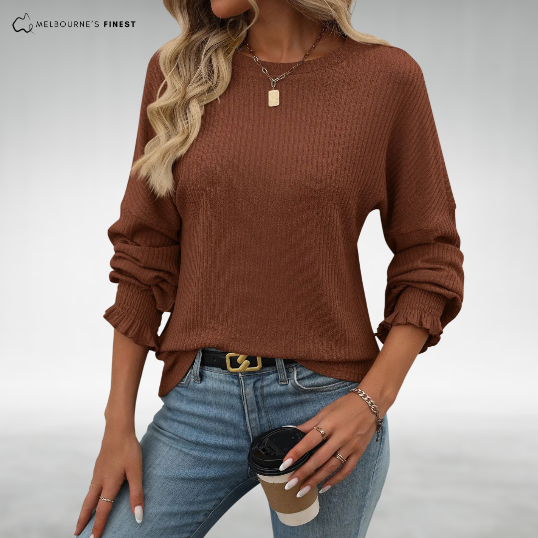 Anna™ Cozy Ribbed Jumper