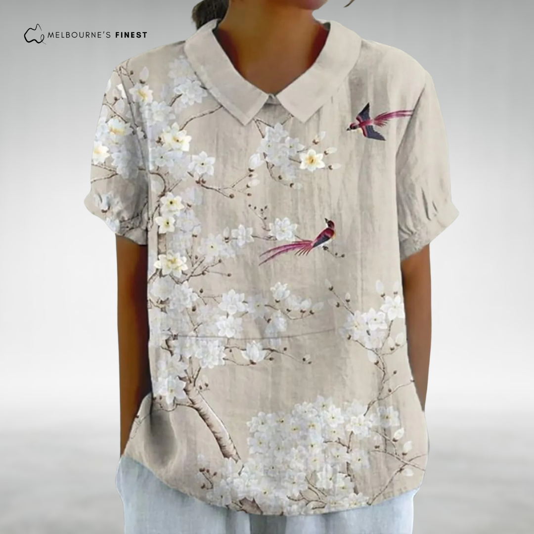 Dana™ Vintage Floral Blouse