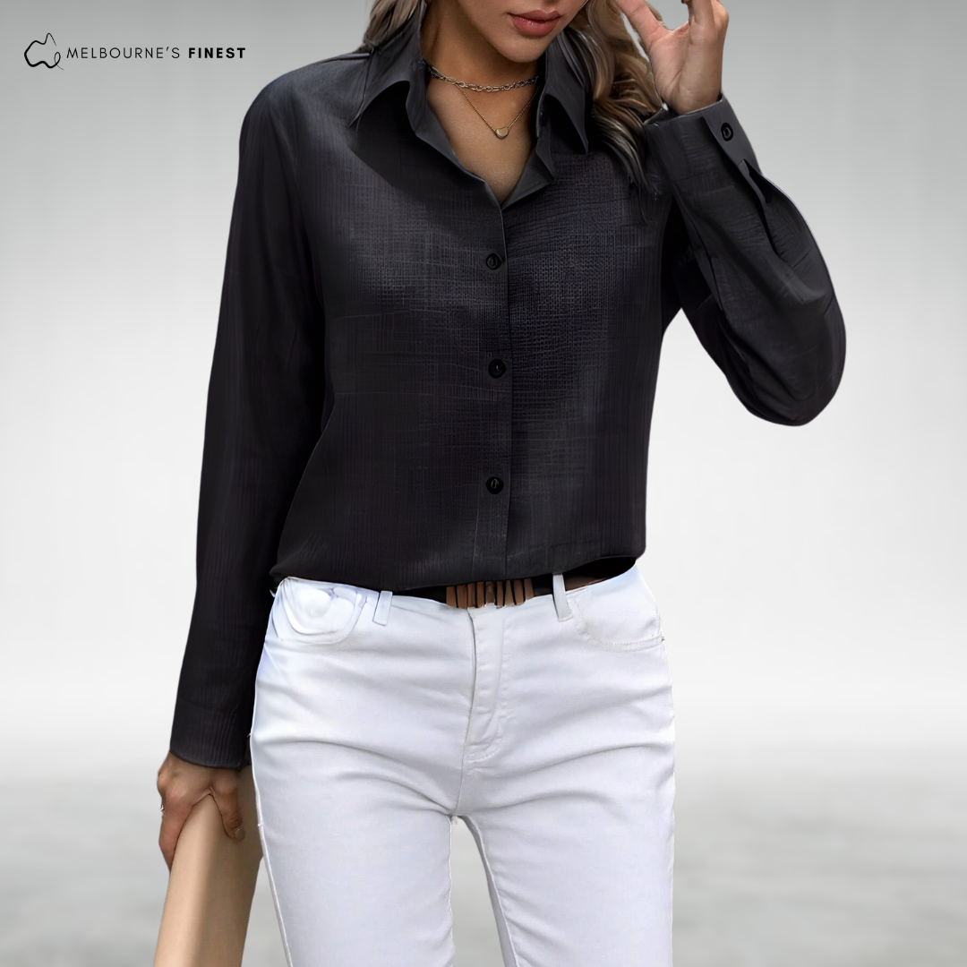 Sienna™ Elegant Button-Up Blouse