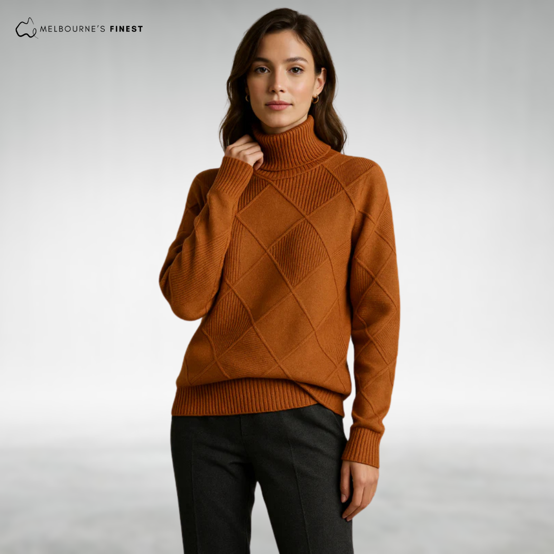 Sienna™ Elegant Knit Turtleneck
