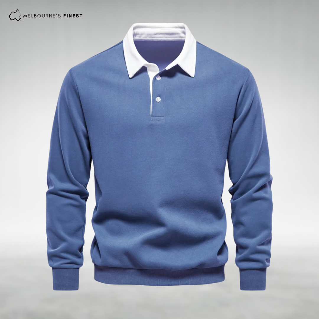 Nathan™ Classic Men's Long Sleeve Polo