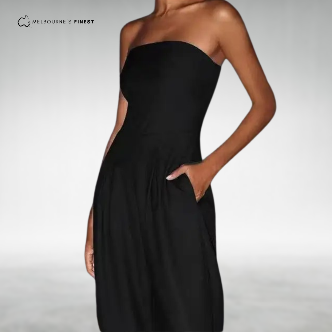 Cecelia™ Strapless Wide-Leg Jumpsuit