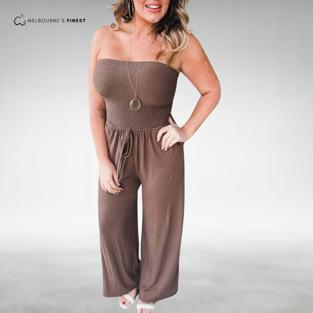 Bertie™ Boho Chic Strapless Jumpsuit