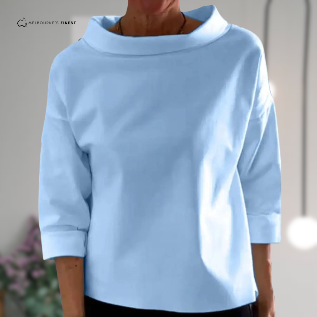 Delores™ Casual Long-sleeve Top