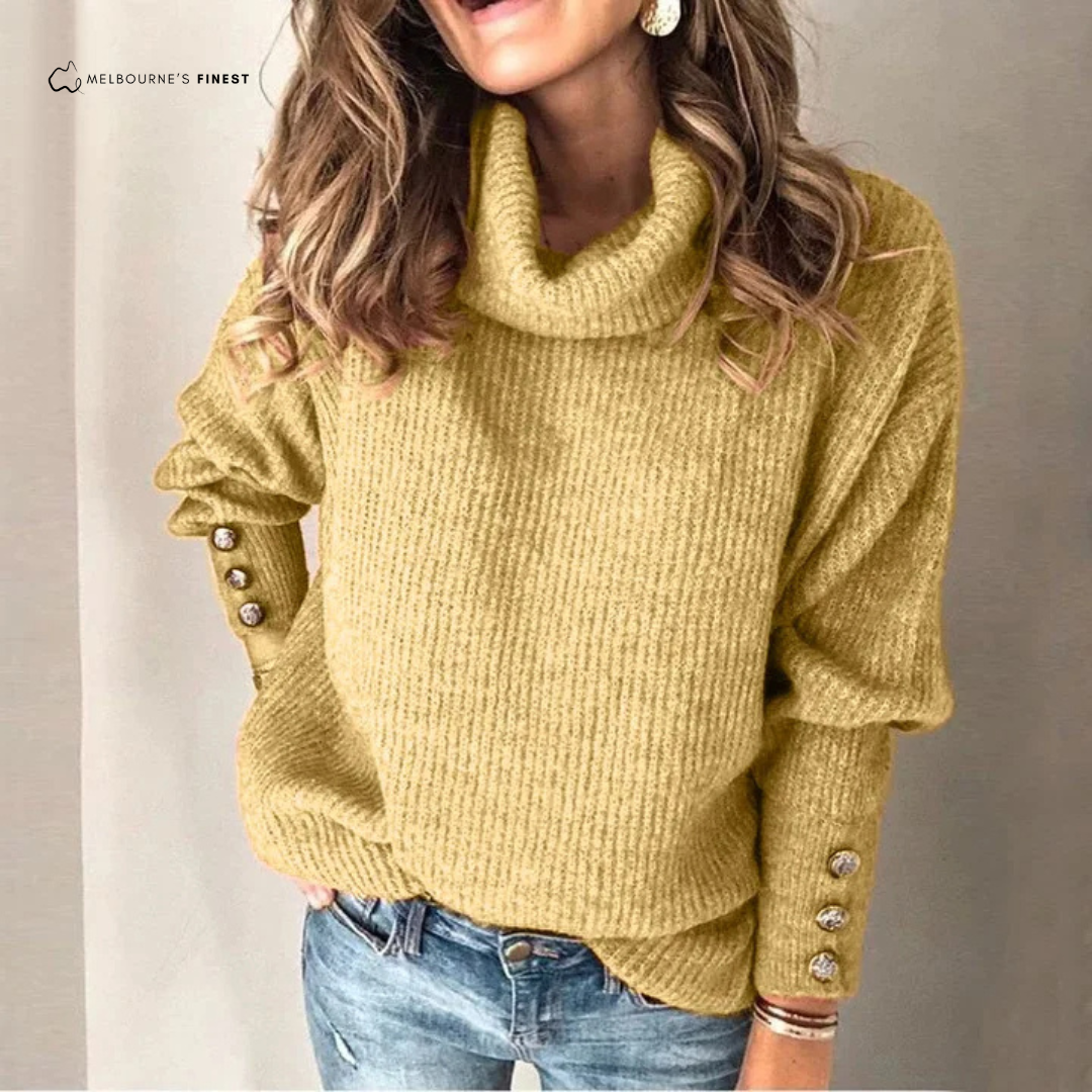 Leia™ Stylish Turleneck Pullover