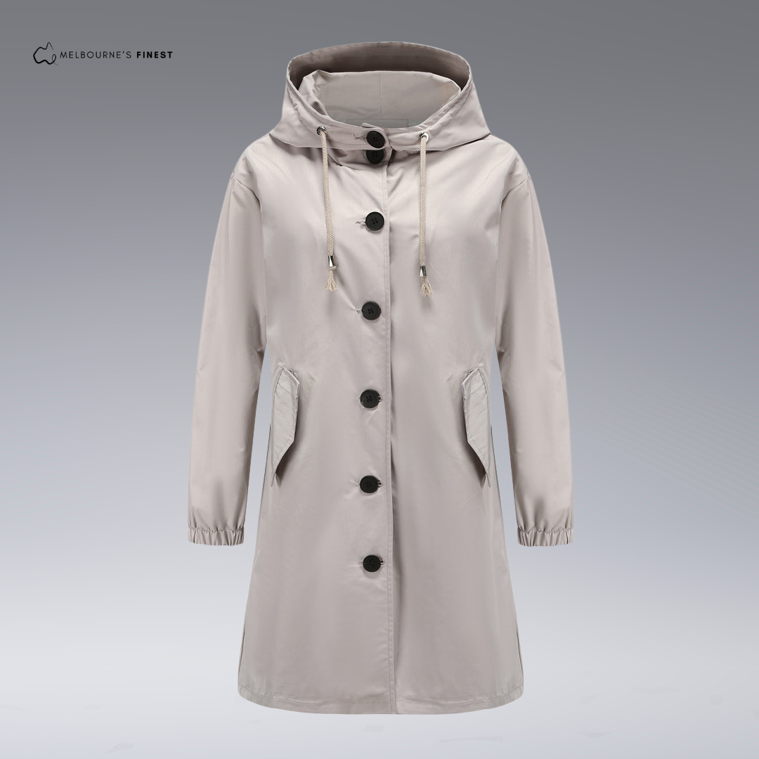 Rina™ Stylish Windbreaker Trenchcoat