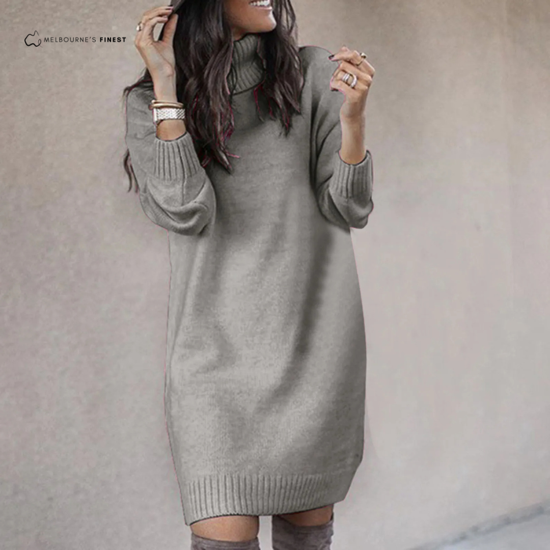 Lara™ Stylish Sweater Dress