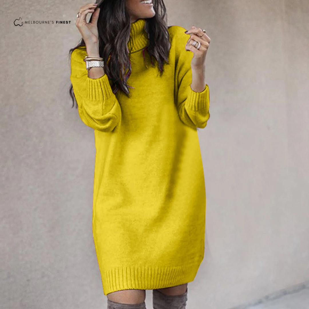 Lara™ Stylish Sweater Dress