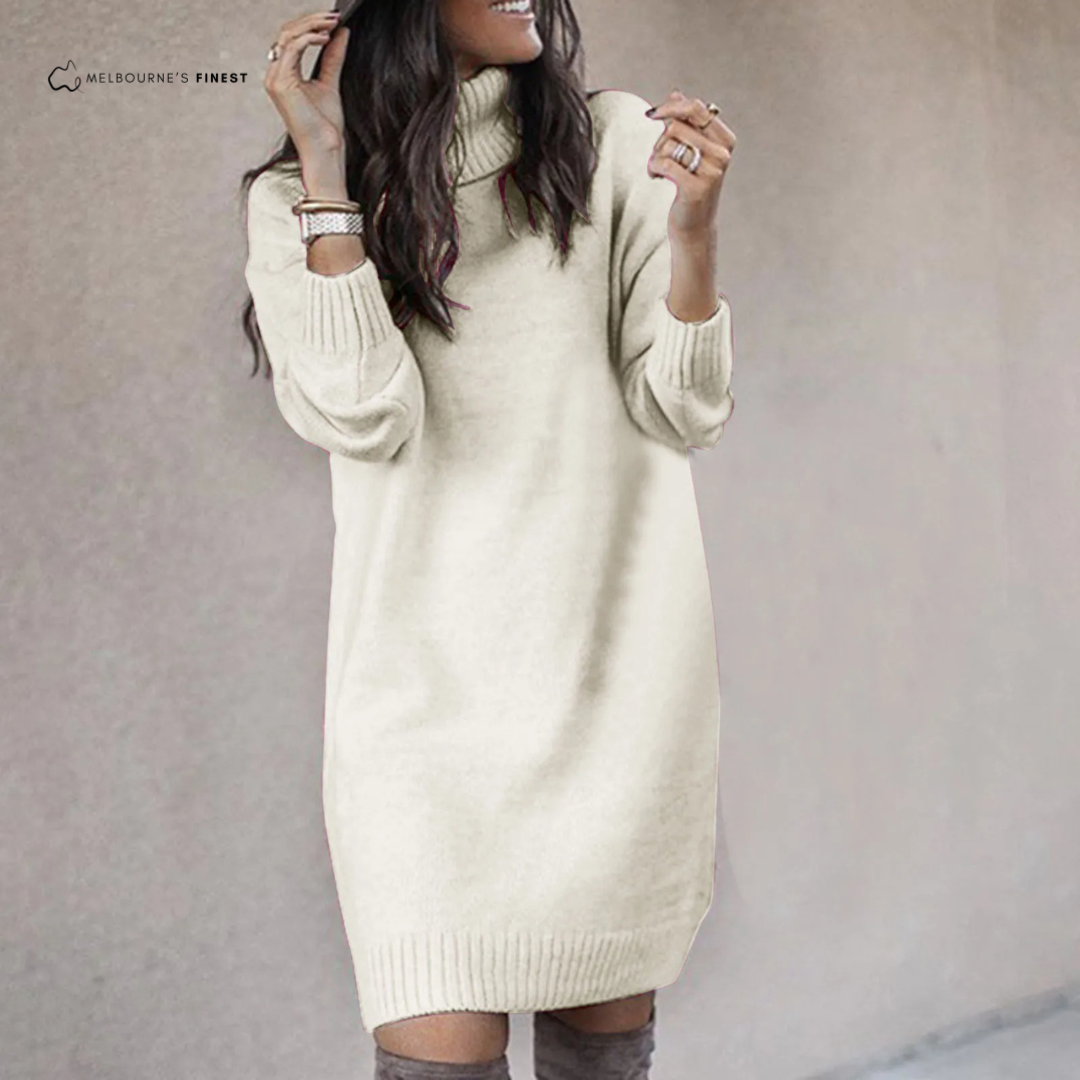 Lara™ Stylish Sweater Dress