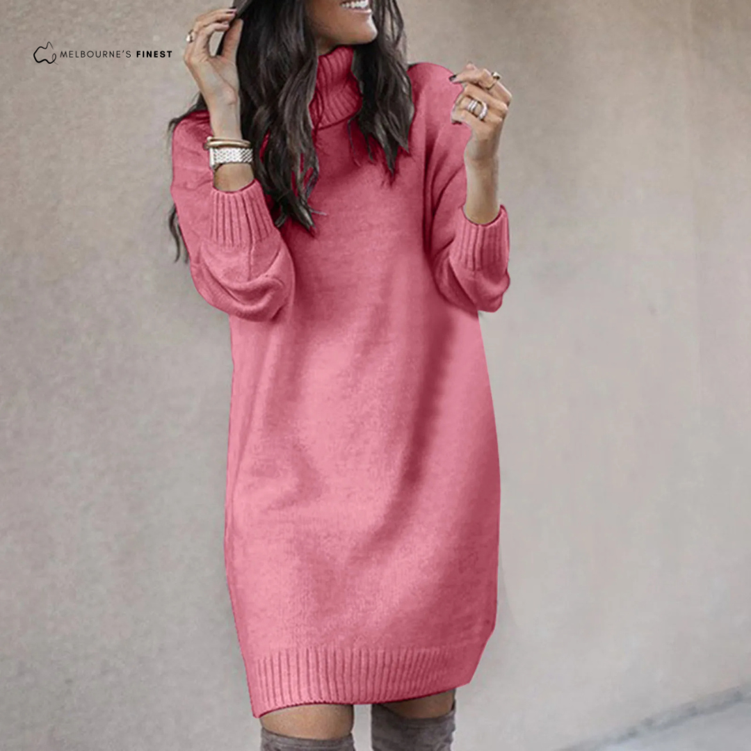 Lara™ Stylish Sweater Dress