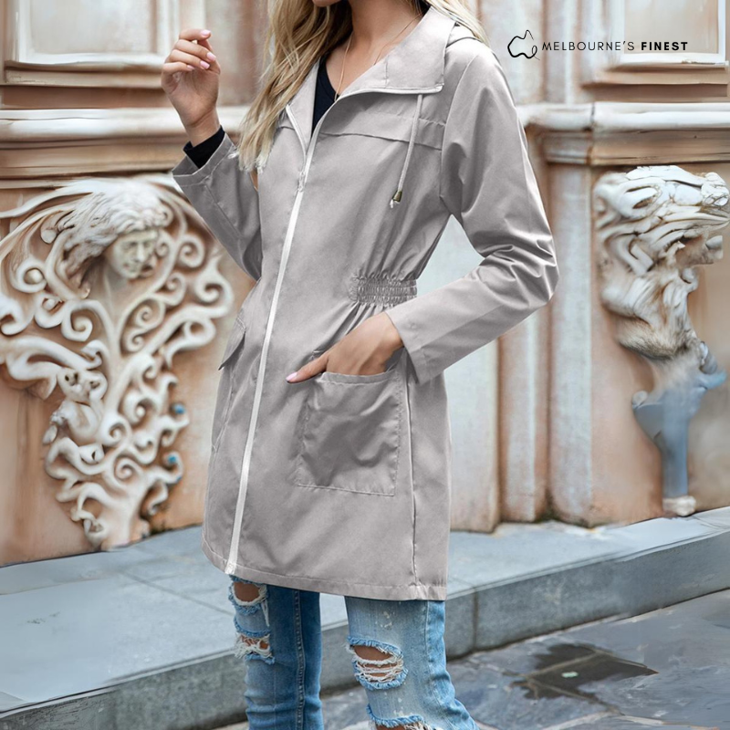 Alexis™ Stylish Windbreaker Trenchcoat