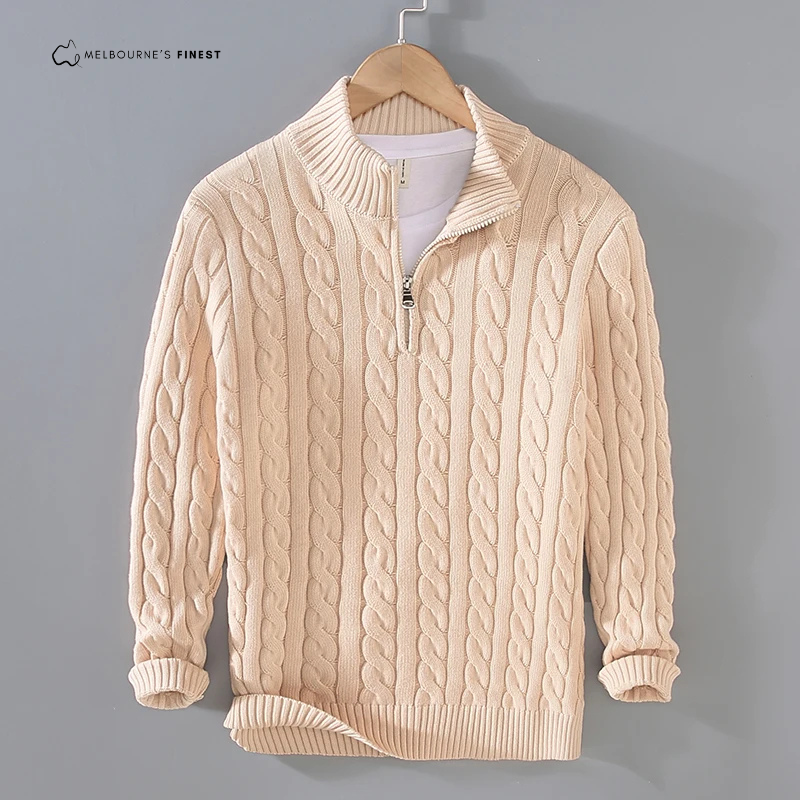 Jamie™ Stylish Half-zip Sweater