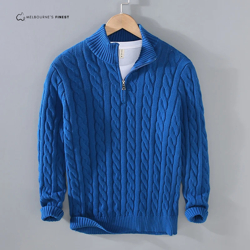 Jamie™ Stylish Half-zip Sweater